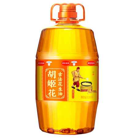 PLUS会员：胡姬花 古法花生油 6.18L