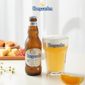 临期好价 Hoegaarden福佳 白啤酒330ml*12瓶