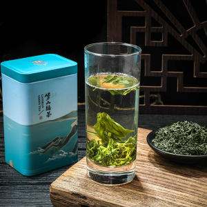 青岛崂山 雨前一级 云雾绿茶 250g*2罐 豆香浓郁 69元包邮