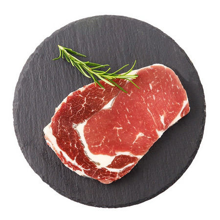 PLUS会员：LIZEA 利泽 原切眼肉牛排 1kg