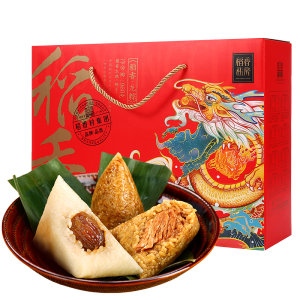 中华老字号 稻香村 粽子大礼包 8粽8味 共960g