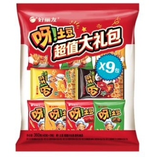 Orion 好丽友 呀土豆零嘴薯条片 40g*9包
