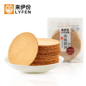 PLUS会员：LYFEN 来伊份 红枣枸杞味杂粮脆 160g/袋