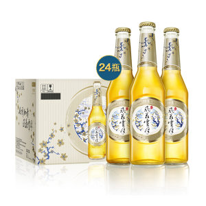嘉士伯 风花雪月 茉莉花特酿啤酒 325ml*24瓶 179元包邮