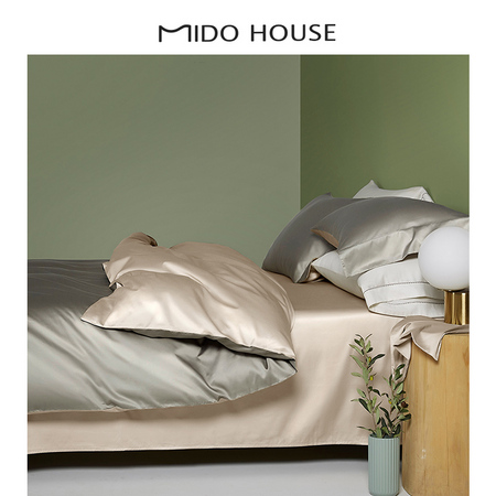 MIDO HOUSE 铭都家纺 100支长绒棉贡缎四件套 1.2m