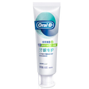 Oral-B 欧乐-B 排浊泡泡牙膏 修护清新 140g