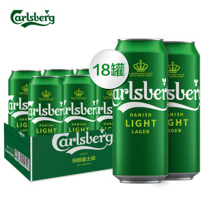 嘉士伯 Carlsberg 特醇啤酒500ml*18罐