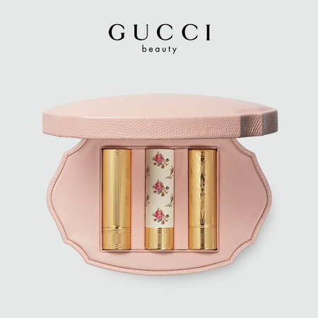 GUCCI 古驰 经典倾色唇膏口红三支装 #25 #505 #208