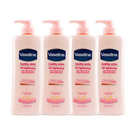 Vaseline 凡士林 烟酰胺滋润补水保湿身体乳 400ml*4瓶
