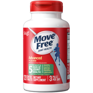 美国产 维骨力 Move Free 氨糖软骨素 加强版绿盒 120粒