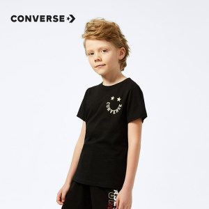 匡威 Converse 21年夏季新款 大小童 纯棉短袖T恤