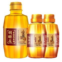 聚划算百亿补贴：胡姬花 古法小榨花生油组合 小榨花生油400ml+158ml*2瓶