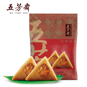 五芳斋 新鲜大肉粽 140g*4只 19.9元包邮