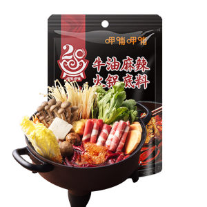 呷哺呷哺 牛油麻辣/菌汤 火锅底料 150g*3件 19.9元包邮