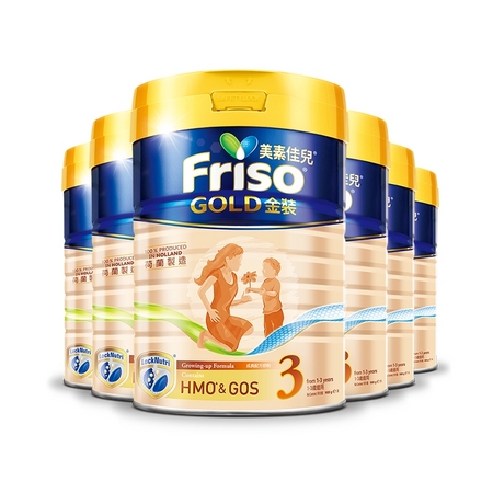 88VIP、限新客：Friso 美素佳儿 原装港版 婴幼儿配方奶粉 3段 900g*6罐