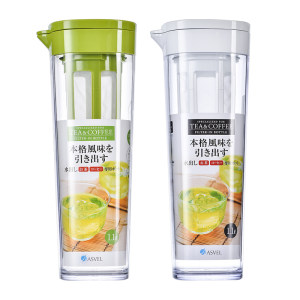 日本 阿司倍鹭 Asvel 耐100℃ 冷水壶 1.1L 带过滤网