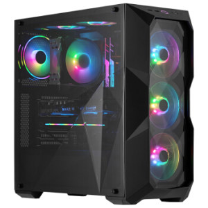COOLERMASTER 酷冷至尊 MasterBox TD500L 机箱 黑色