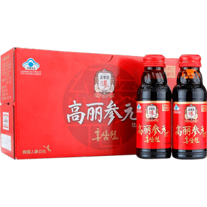 韩国 正官庄 6年根高丽参元液 100ml*10瓶/件