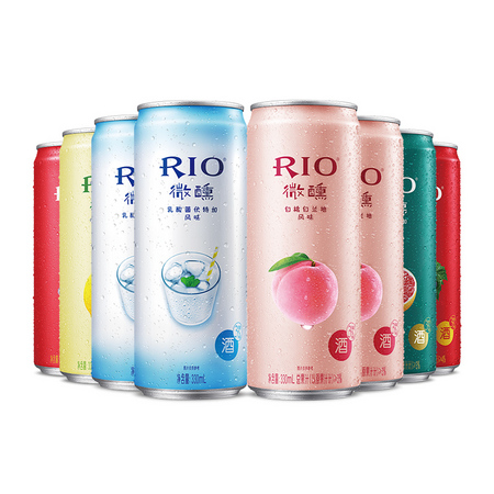 RIO 锐澳 3度微醺5口味 330ml*8罐