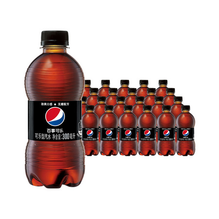 PEPSI 百事 碳酸汽水 300mL*24瓶