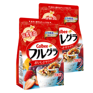 日本热销款 卡乐比 经典原味水果麦片 700g*2袋