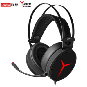 Lenovo 联想 拯救者Star系列 Y360 有线头戴式游戏耳机 黑色
