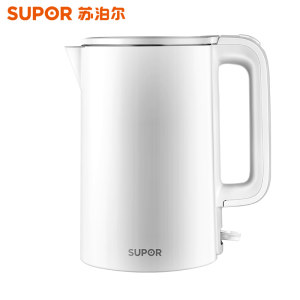 苏泊尔 一体式304不锈钢无缝内胆 电热水壶 1.5L 英国进口温控 54元包邮
