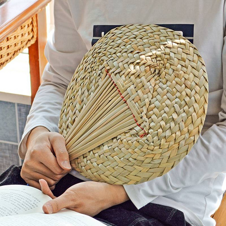 金花藤 草编扇